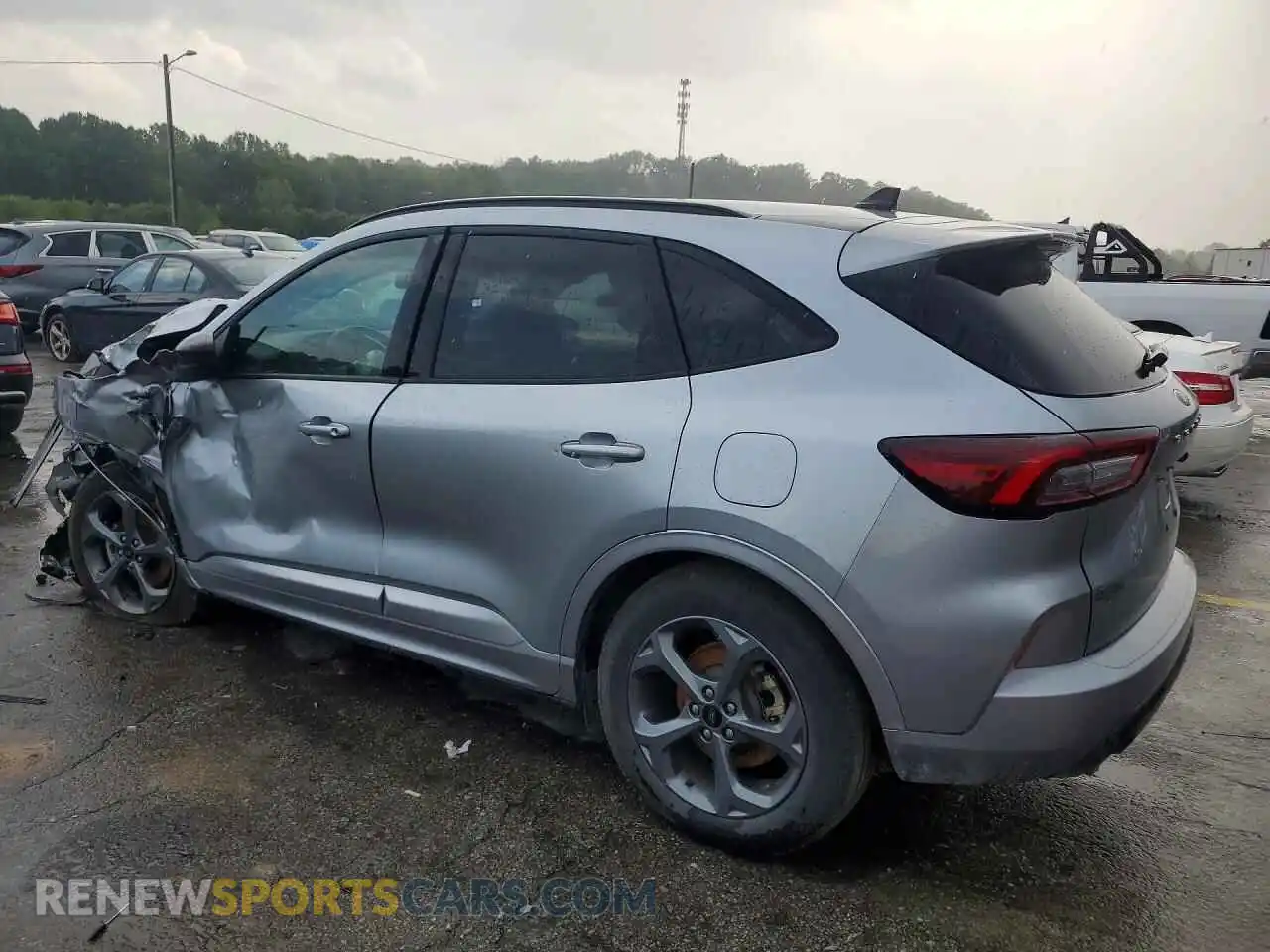 2 fotografías del automóvil dañado 1FMCU0MZ2RUB49635 FORD ESCAPE 2024
