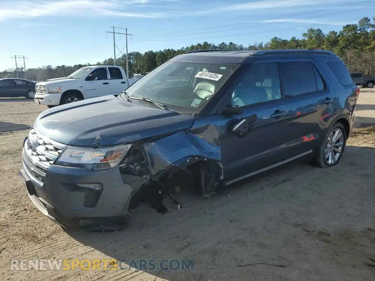 1 Photograph of a damaged car 1FM5K7D82KGA58075 FORD EXPLORER 2019