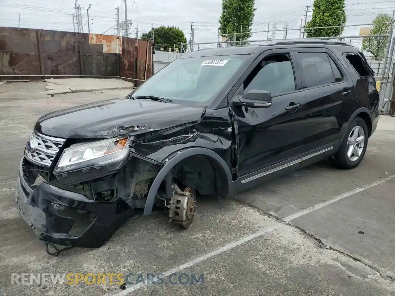 1 Photograph of a damaged car 1FM5K7D83KGA52513 FORD EXPLORER 2019