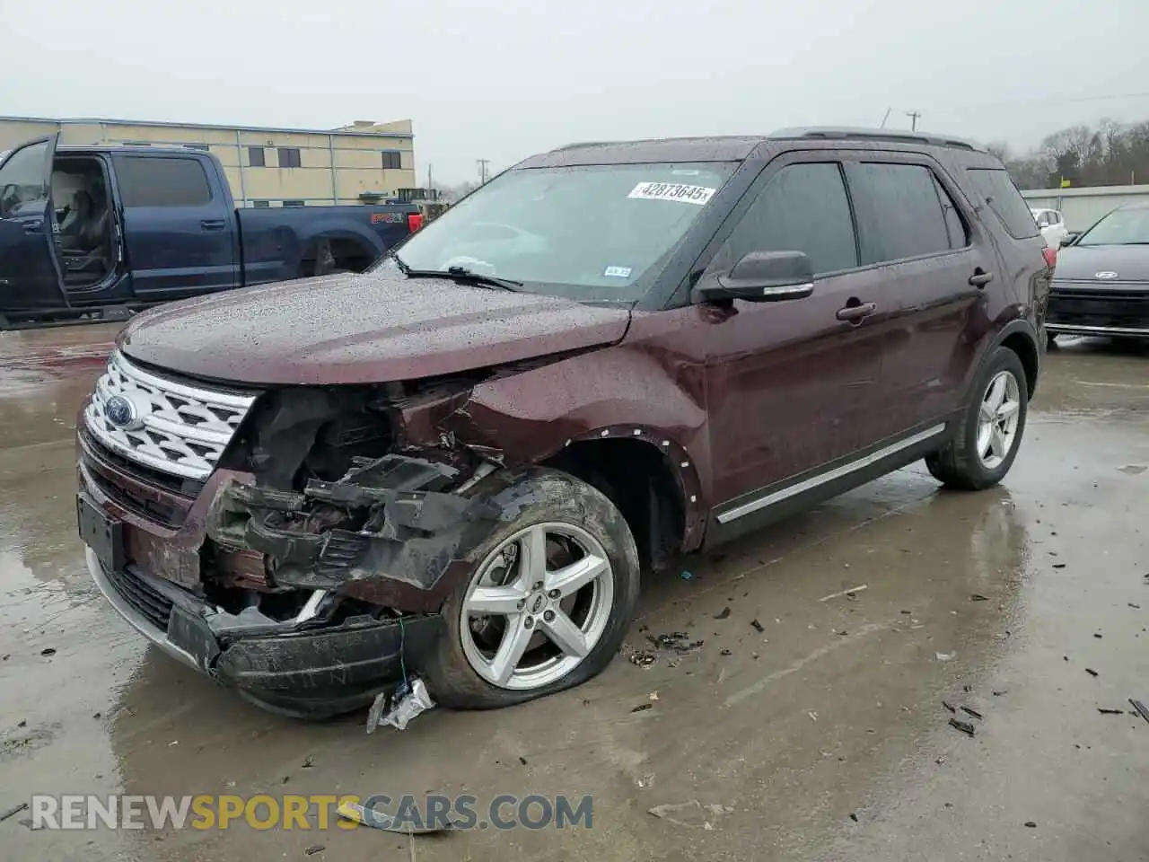 1 Photograph of a damaged car 1FM5K7D84KGA46266 FORD EXPLORER 2019