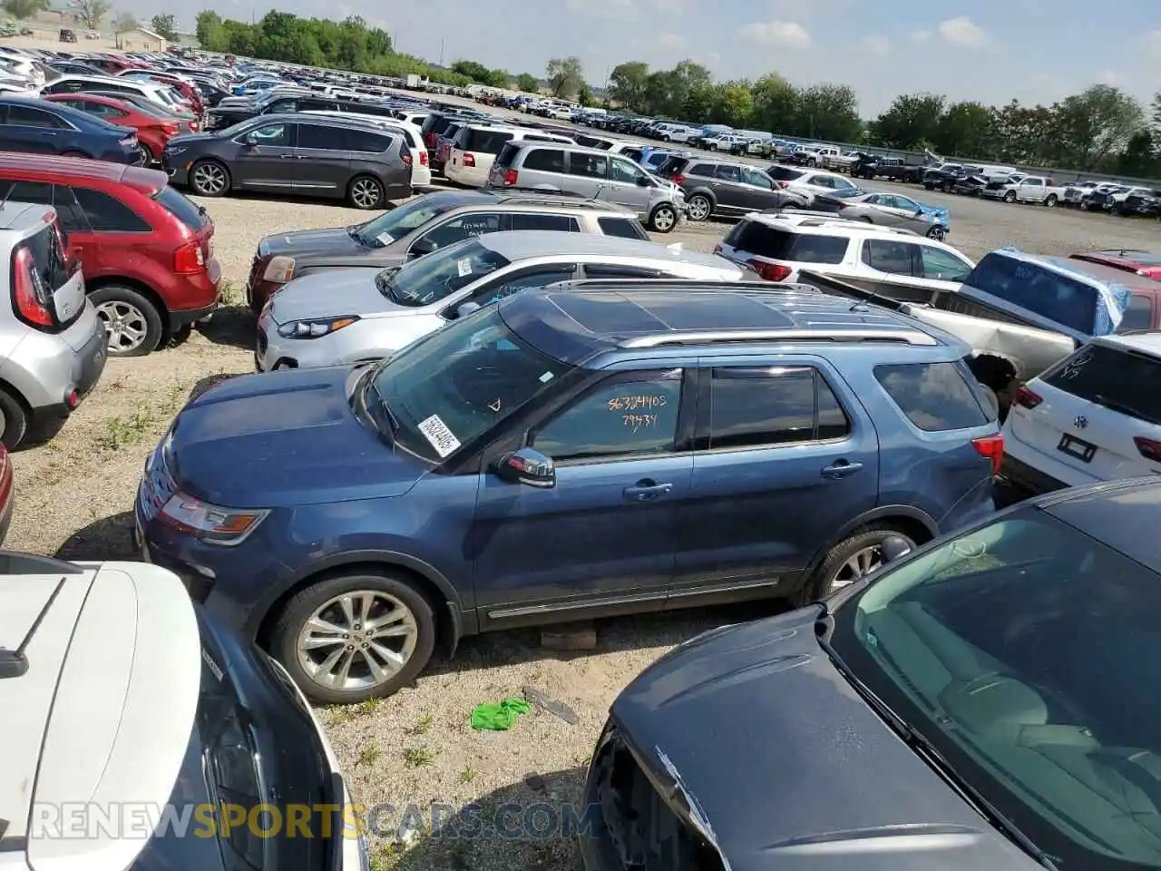 1 Photograph of a damaged car 1FM5K7D84KGA85603 FORD EXPLORER 2019