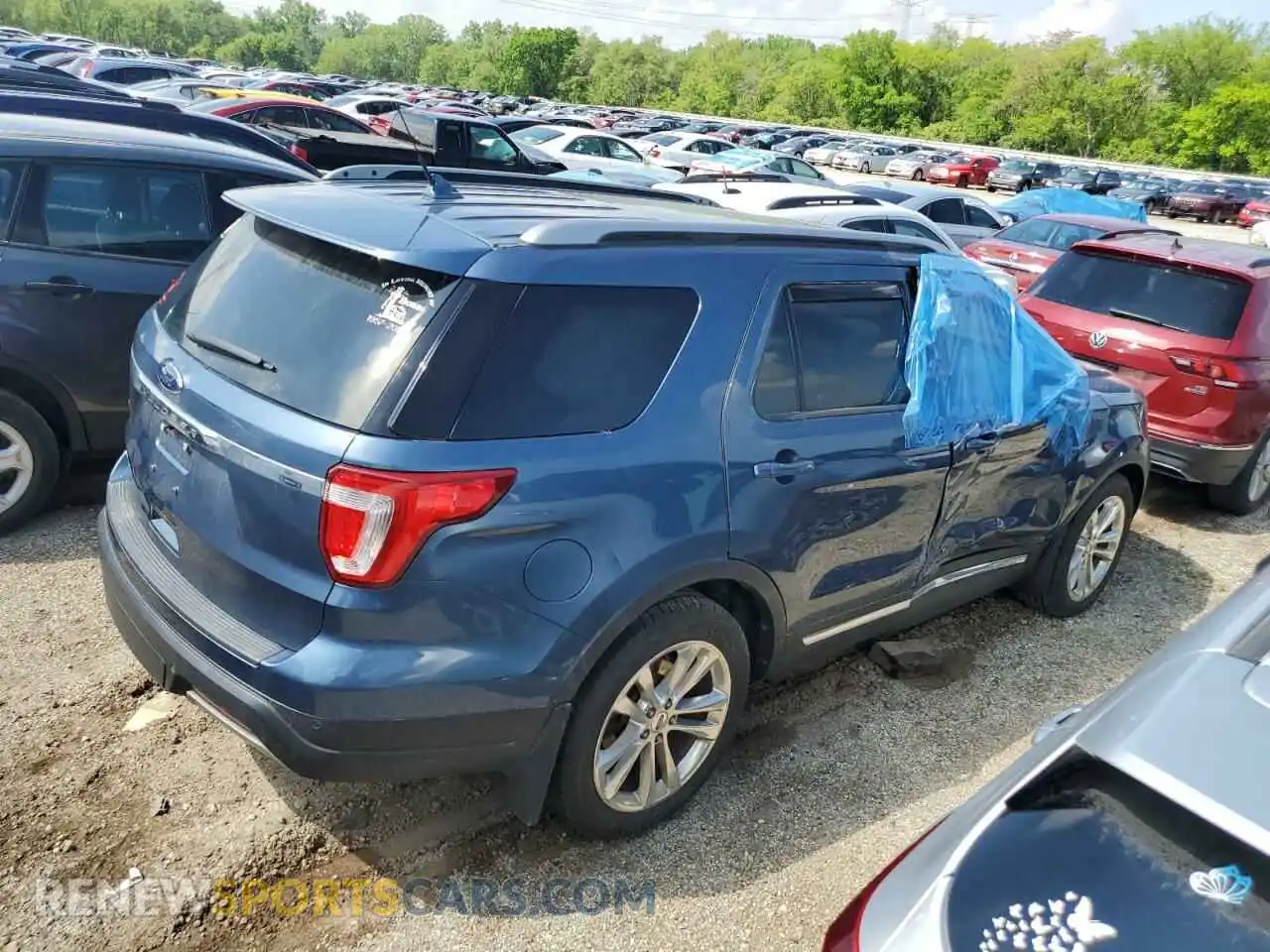 3 Photograph of a damaged car 1FM5K7D84KGA85603 FORD EXPLORER 2019
