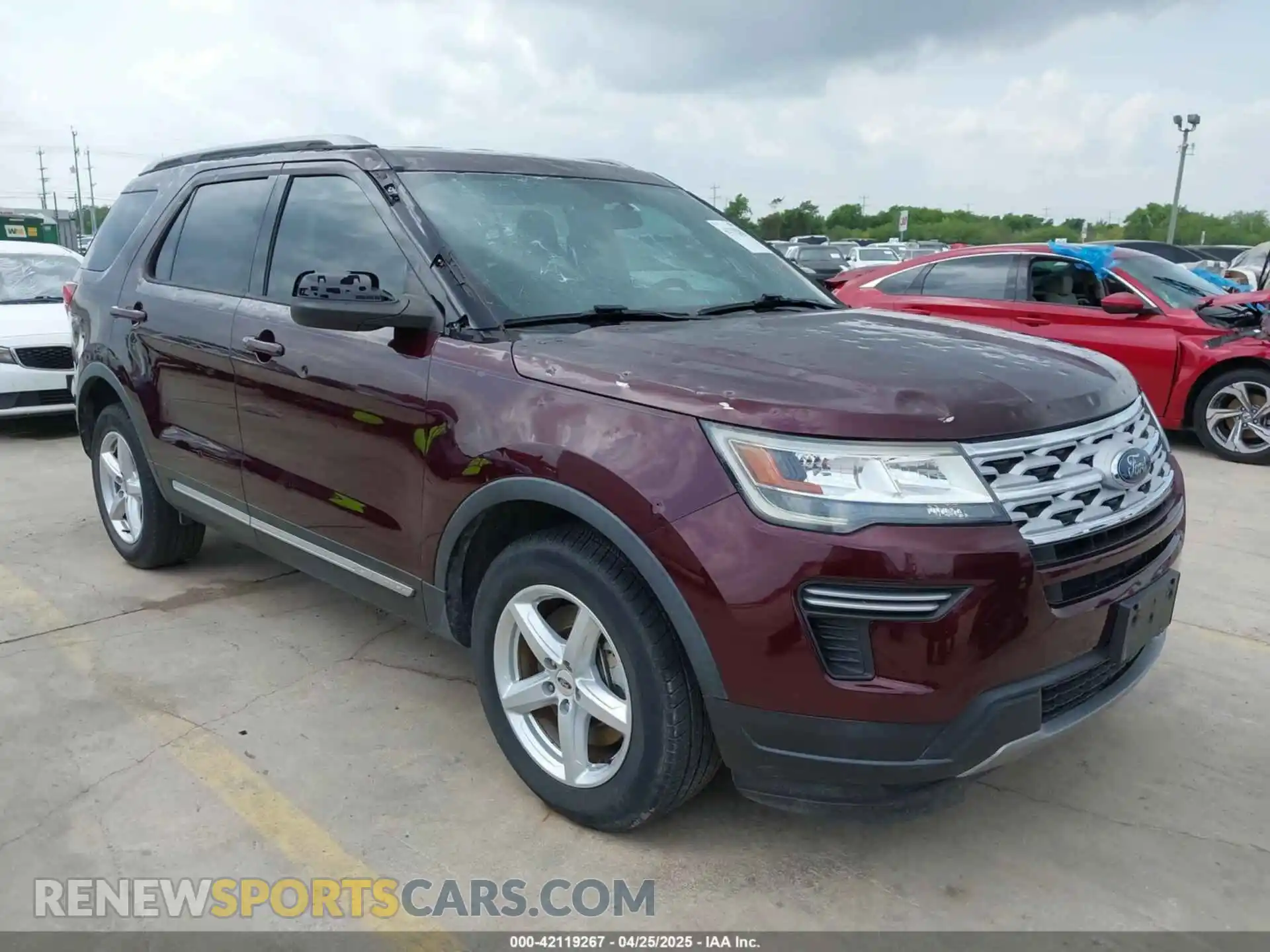 1 Photograph of a damaged car 1FM5K7D84KGB07468 FORD EXPLORER 2019