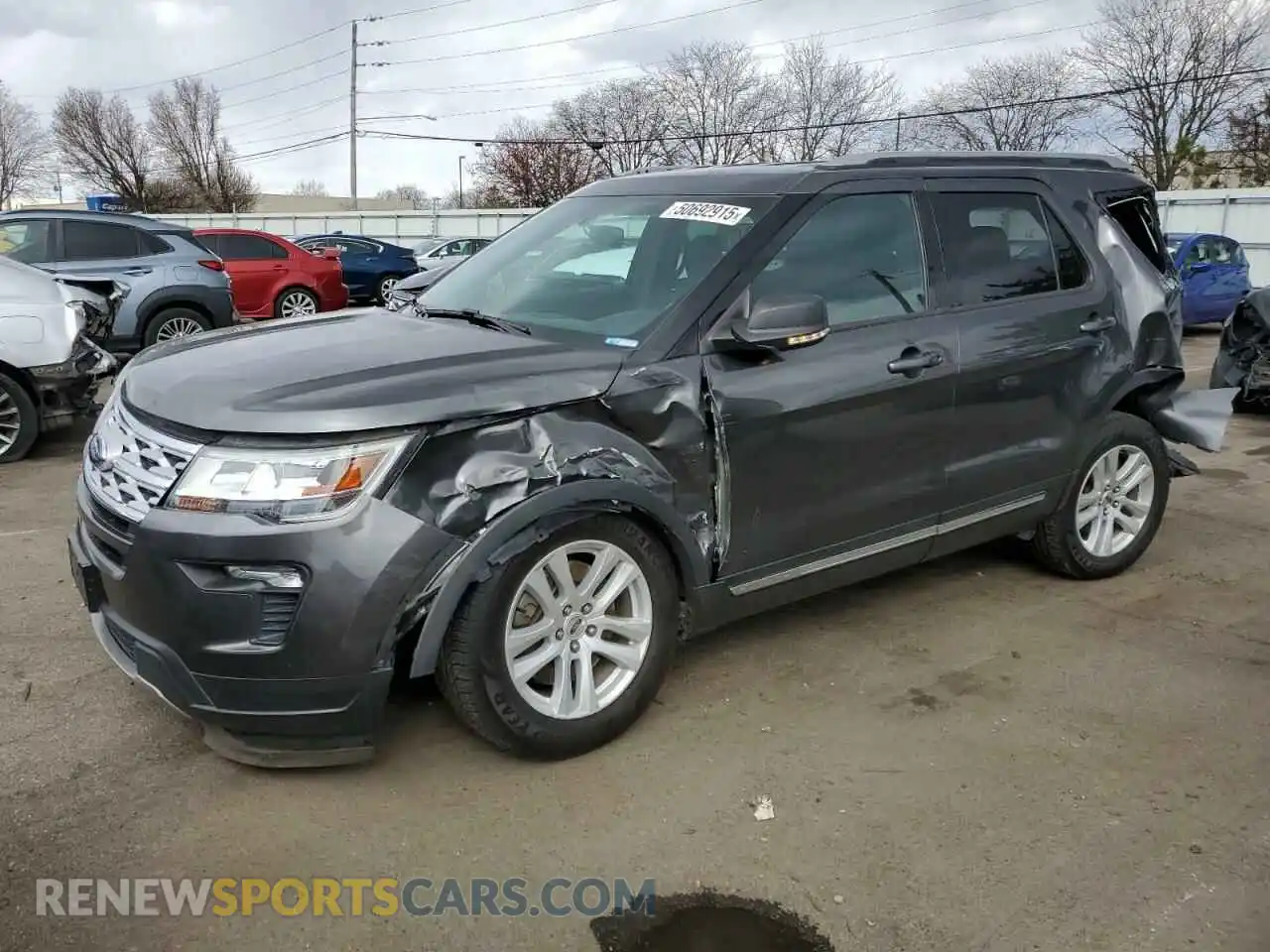 1 Photograph of a damaged car 1FM5K8D80KGA93025 FORD EXPLORER 2019