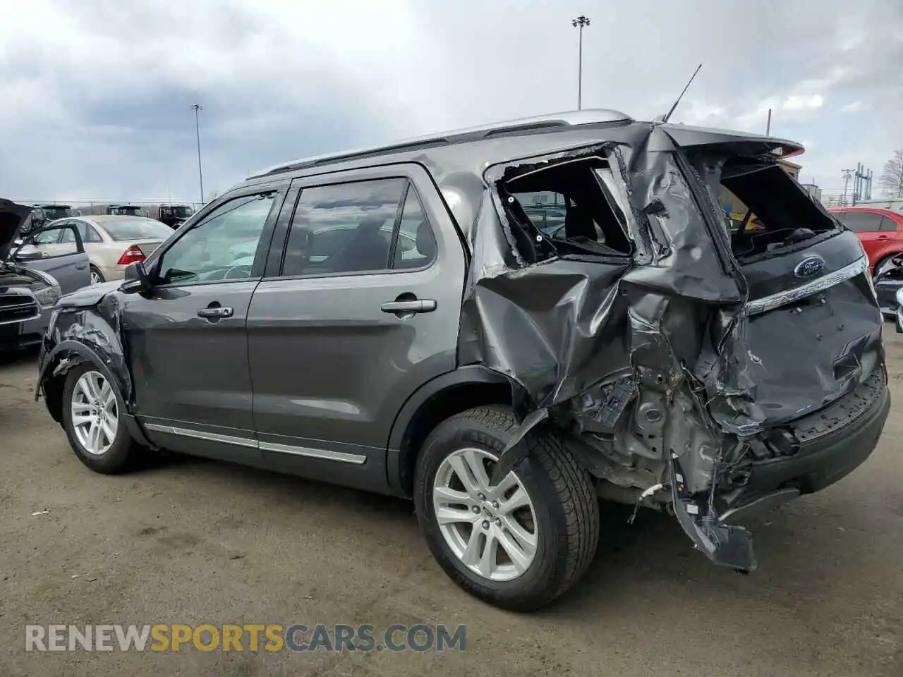 2 Photograph of a damaged car 1FM5K8D80KGA93025 FORD EXPLORER 2019