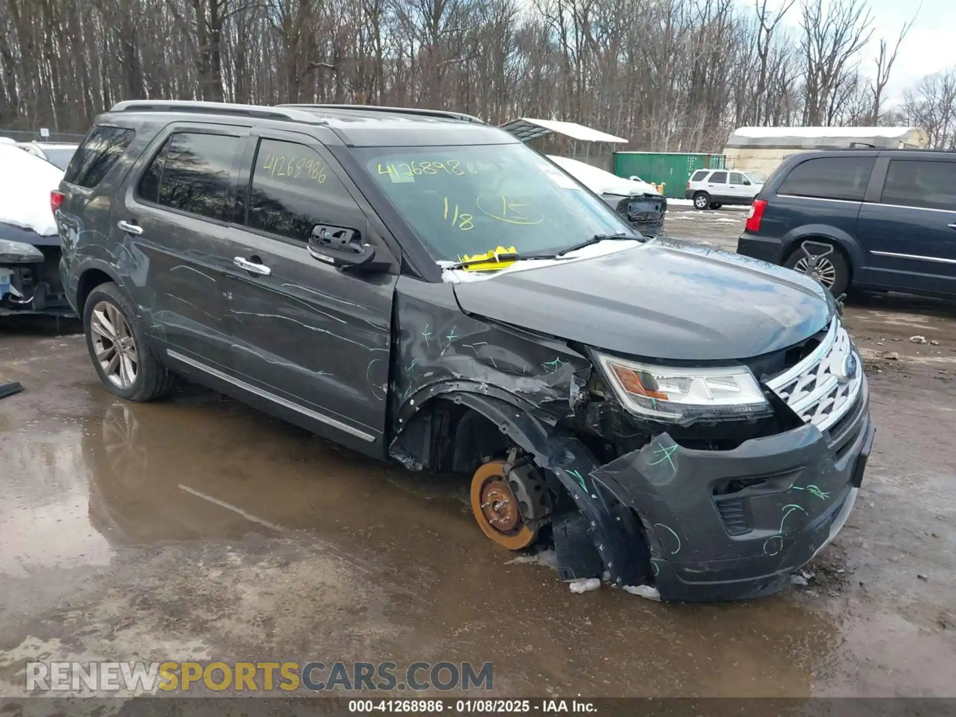 1 Photograph of a damaged car 1FM5K8D83KGA27021 FORD EXPLORER 2019