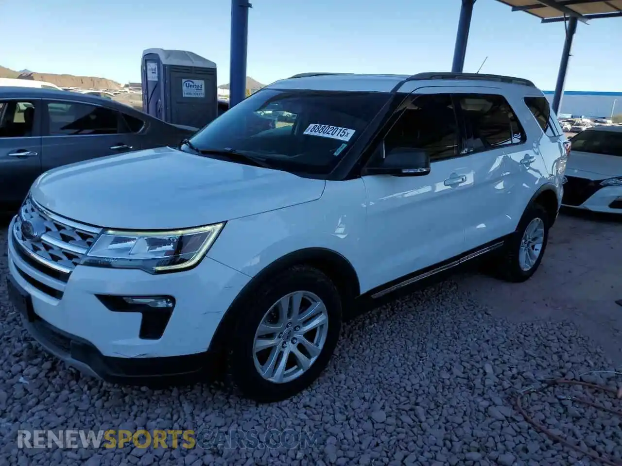 1 Photograph of a damaged car 1FM5K8D89KGB46613 FORD EXPLORER 2019