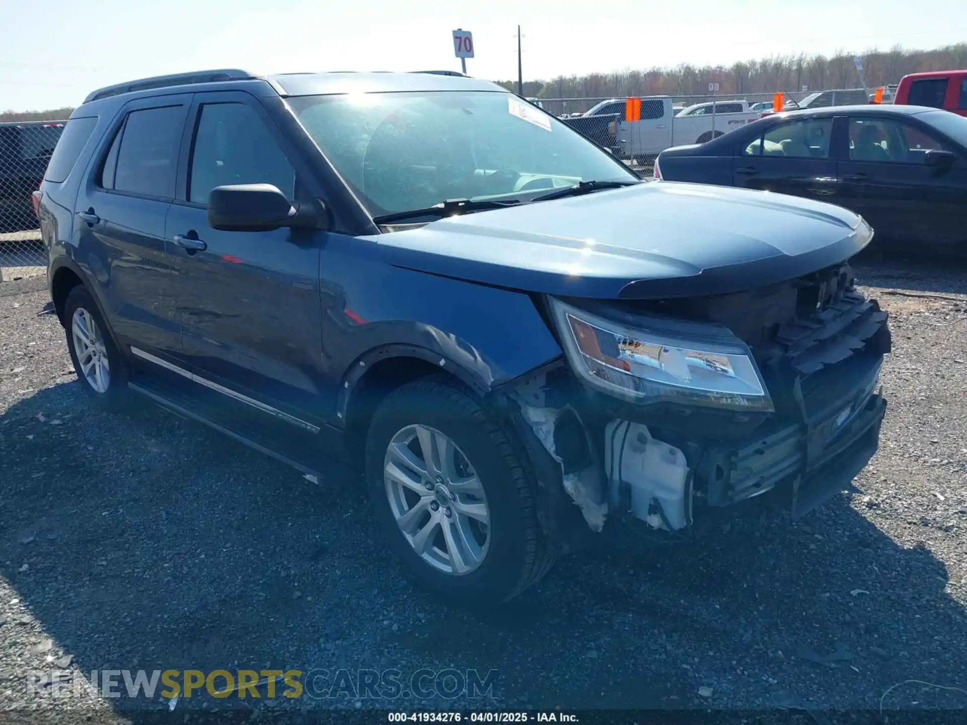 1 Photograph of a damaged car 1FM5K8D8XKGA74899 FORD EXPLORER 2019