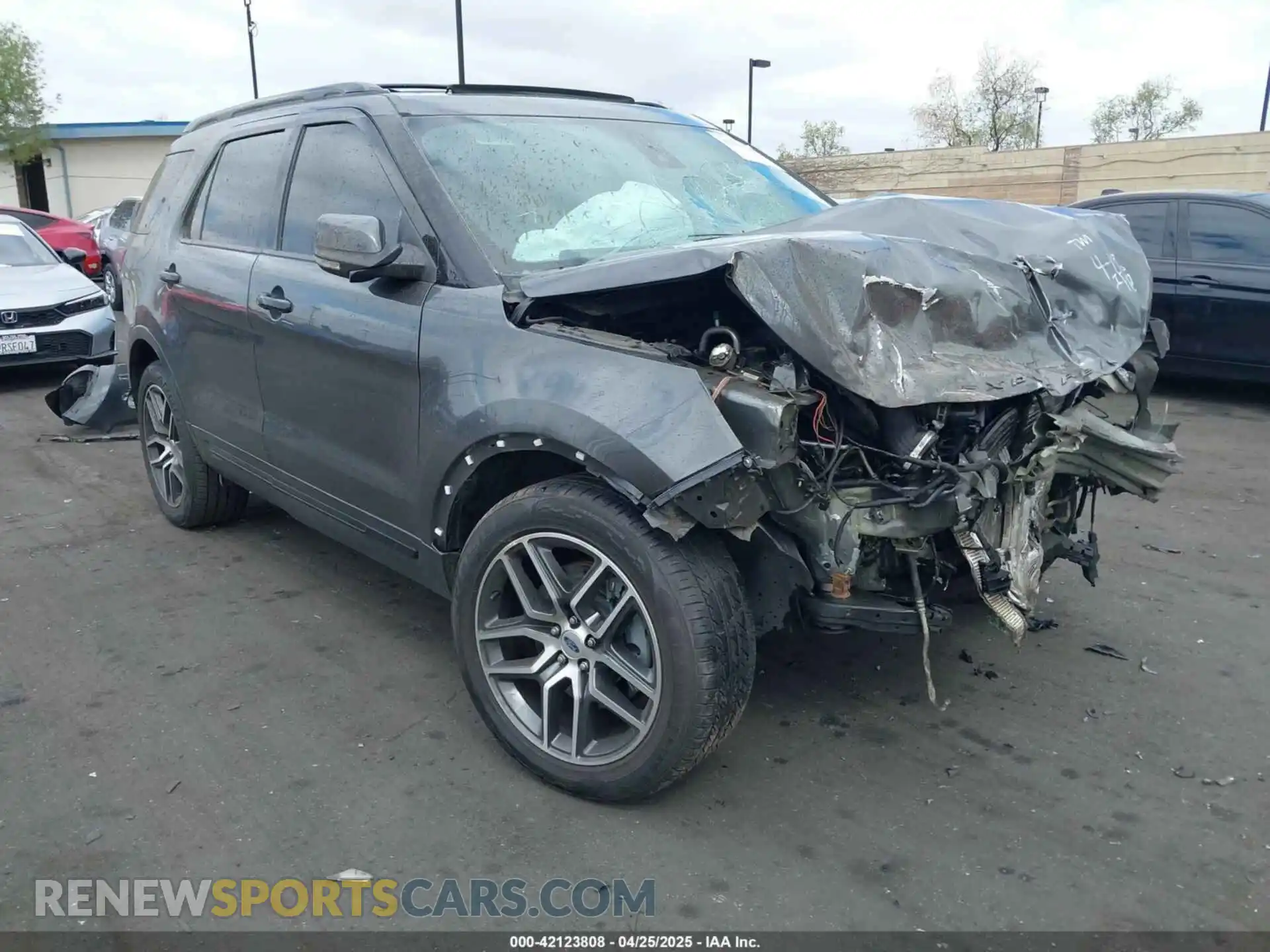 1 Photograph of a damaged car 1FM5K8GT0KGA77178 FORD EXPLORER 2019