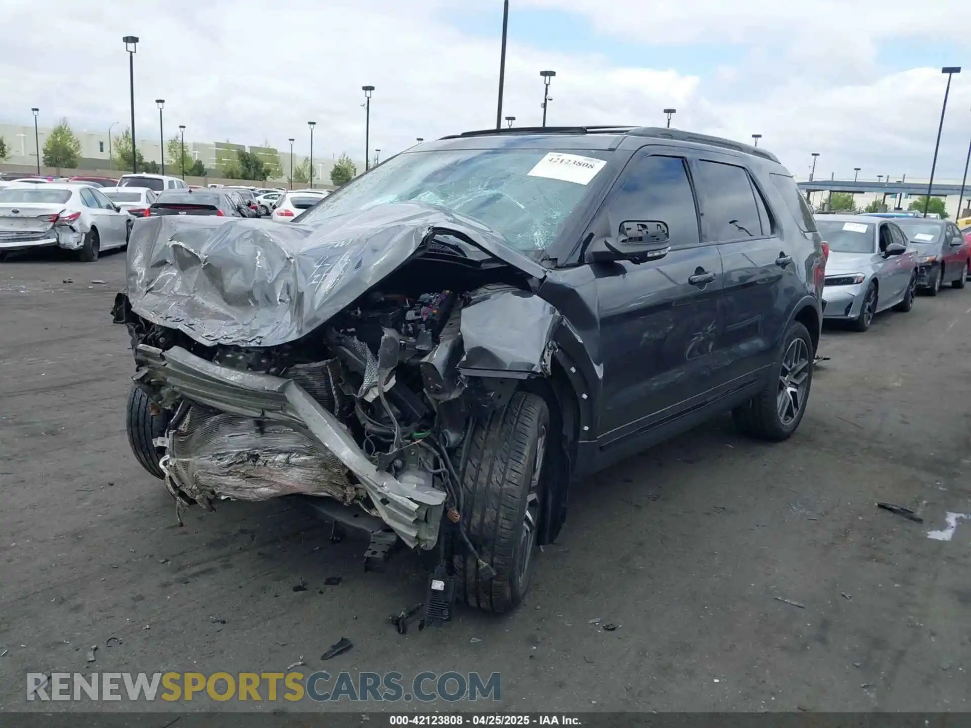 2 Photograph of a damaged car 1FM5K8GT0KGA77178 FORD EXPLORER 2019