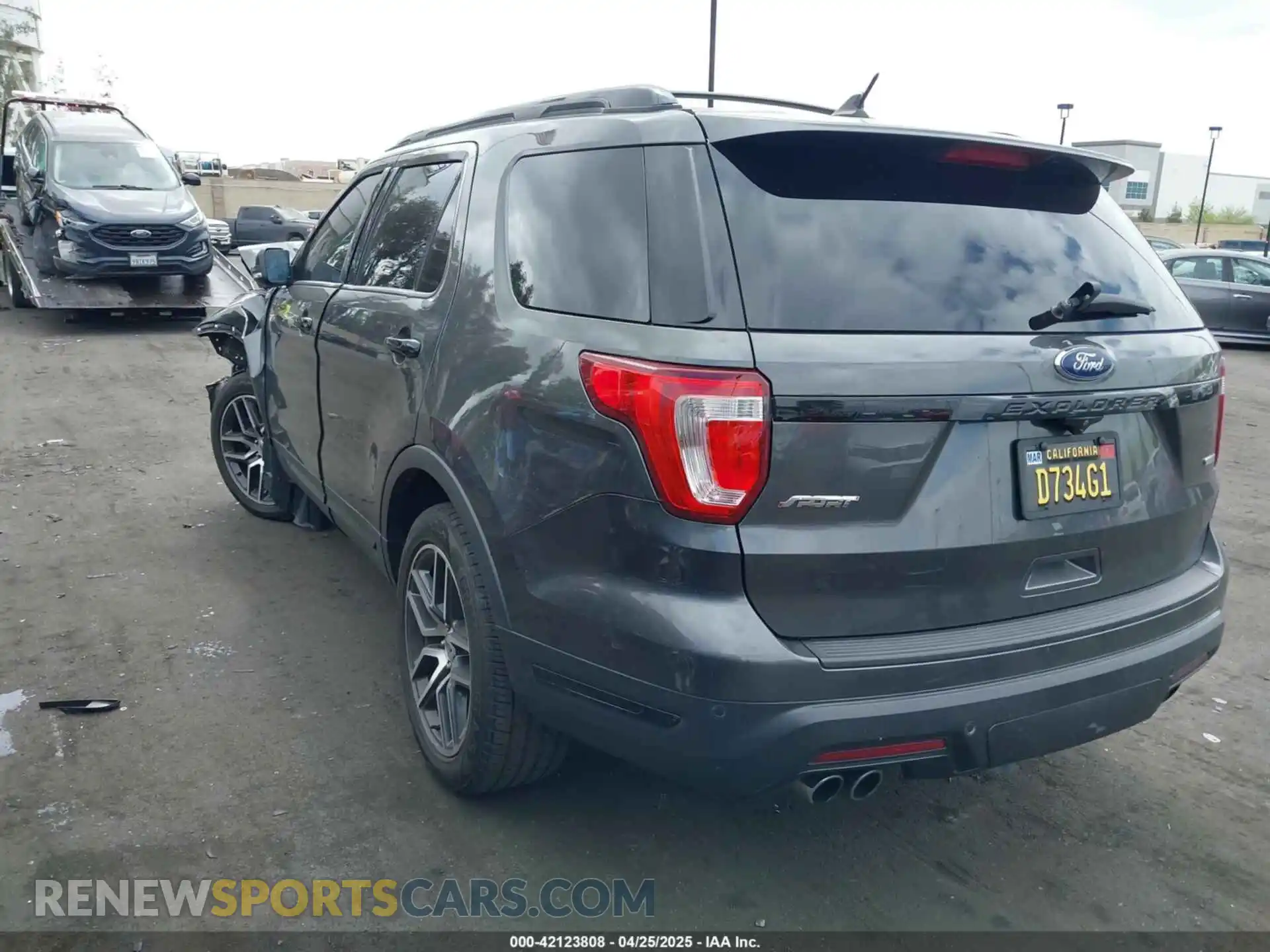 3 Photograph of a damaged car 1FM5K8GT0KGA77178 FORD EXPLORER 2019