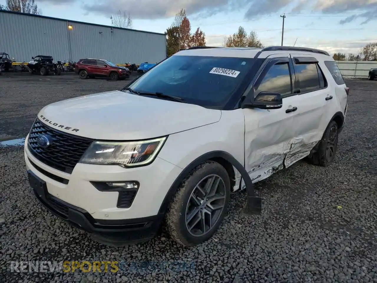 1 Photograph of a damaged car 1FM5K8GT0KGA90738 FORD EXPLORER 2019