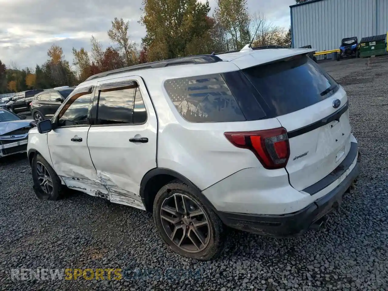 2 Photograph of a damaged car 1FM5K8GT0KGA90738 FORD EXPLORER 2019