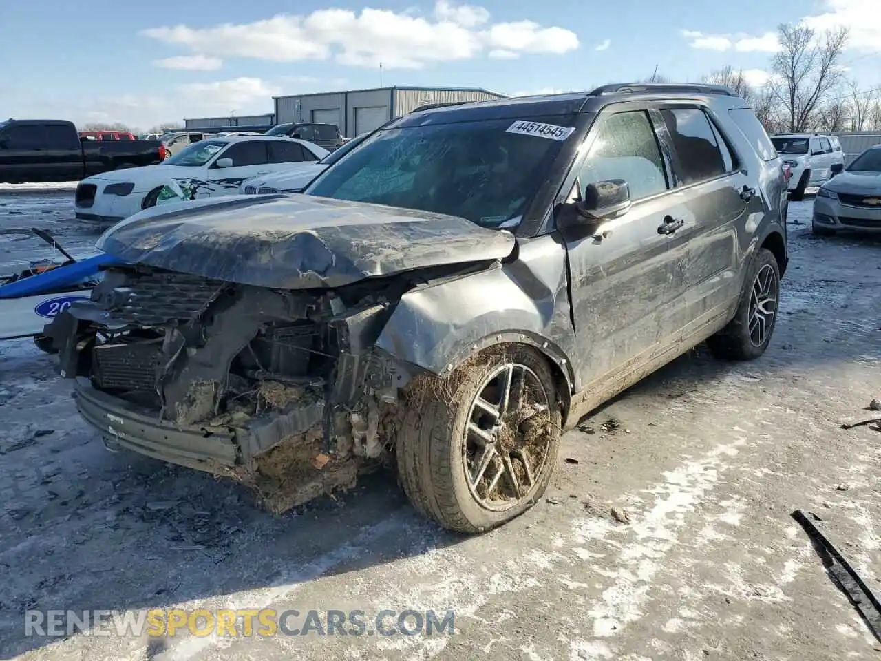 1 Photograph of a damaged car 1FM5K8GT9KGA32854 FORD EXPLORER 2019