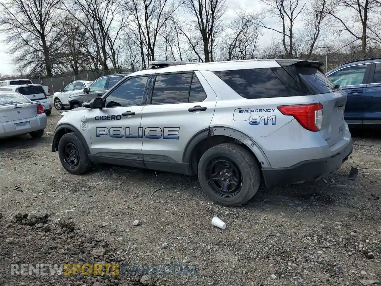 2 Photograph of a damaged car 1FM5K8AB0LGC93369 FORD EXPLORER 2020