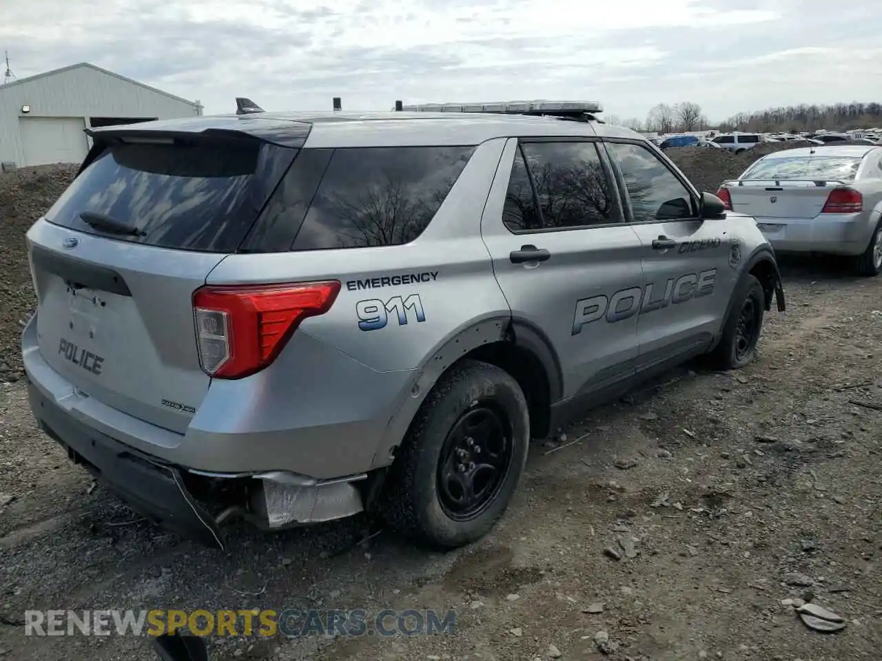 3 Photograph of a damaged car 1FM5K8AB0LGC93369 FORD EXPLORER 2020