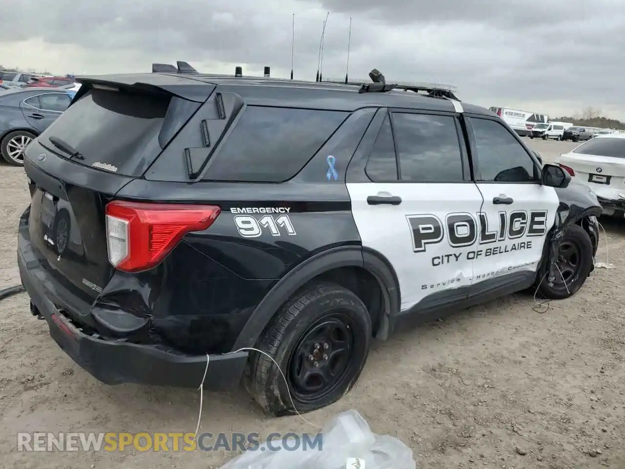3 Photograph of a damaged car 1FM5K8AC2LGB85702 FORD EXPLORER 2020
