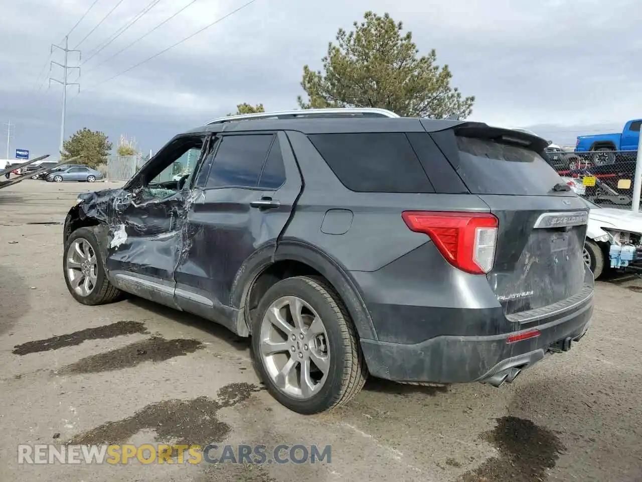2 Photograph of a damaged car 1FM5K8HC0LGA53575 FORD EXPLORER 2020