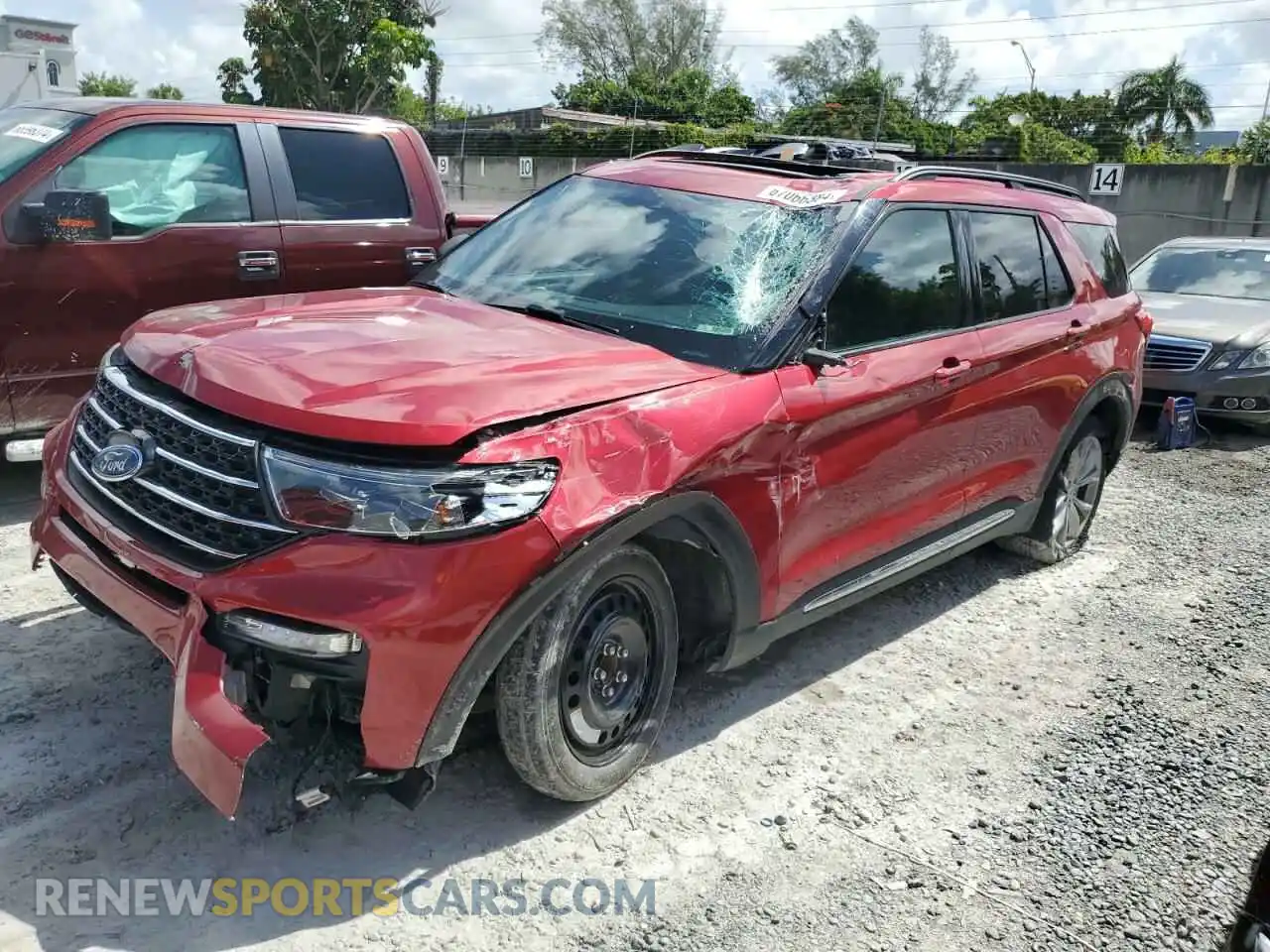 1 Photograph of a damaged car 1FMSK7DH0LGA43496 FORD EXPLORER 2020