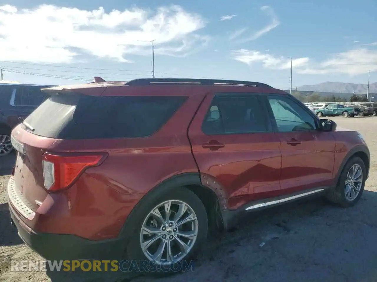3 fotografías del automóvil dañado 1FMSK7DH0LGB36177 FORD EXPLORER 2020