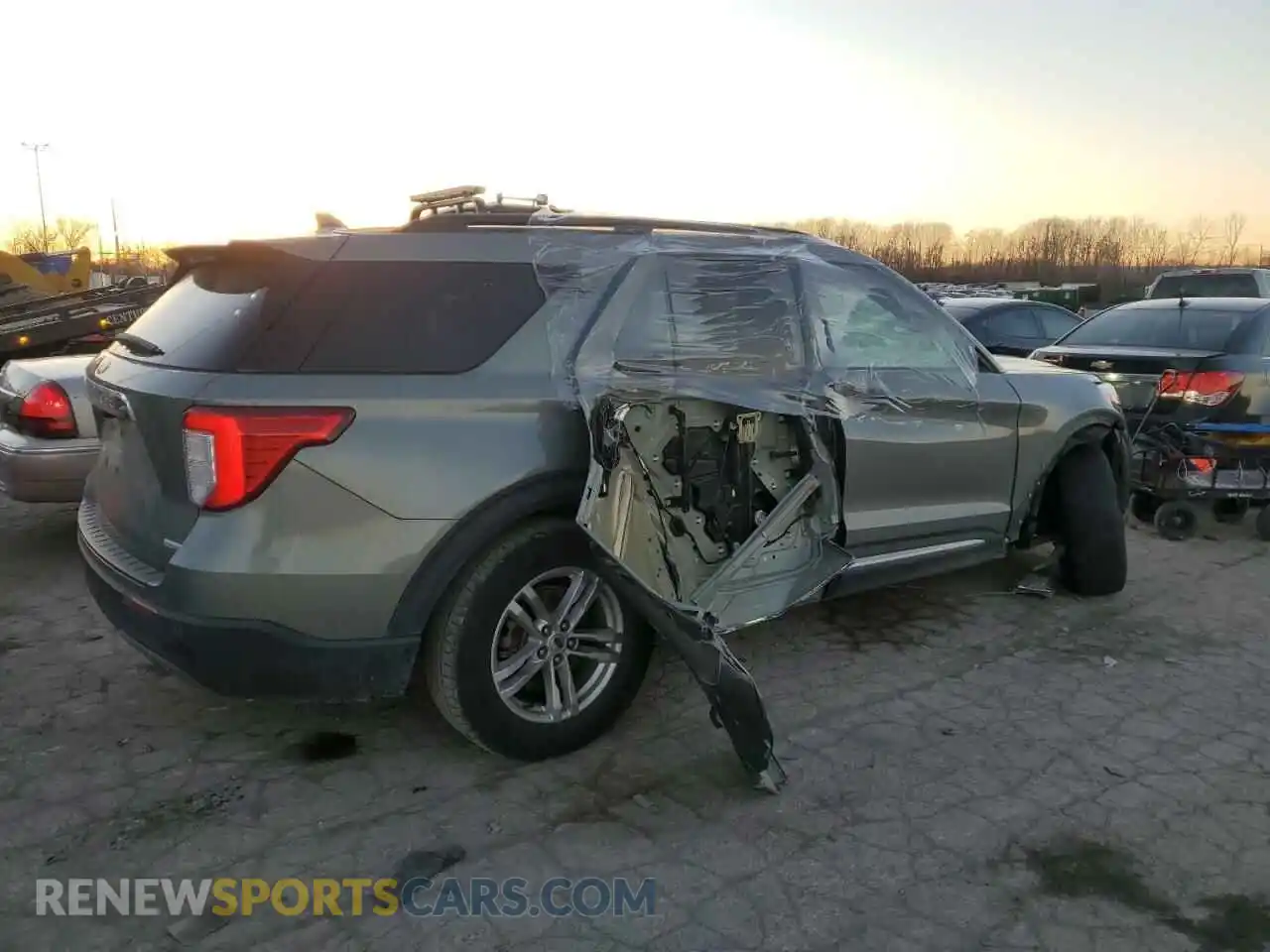 3 fotografías del automóvil dañado 1FMSK7DH4LGB53953 FORD EXPLORER 2020