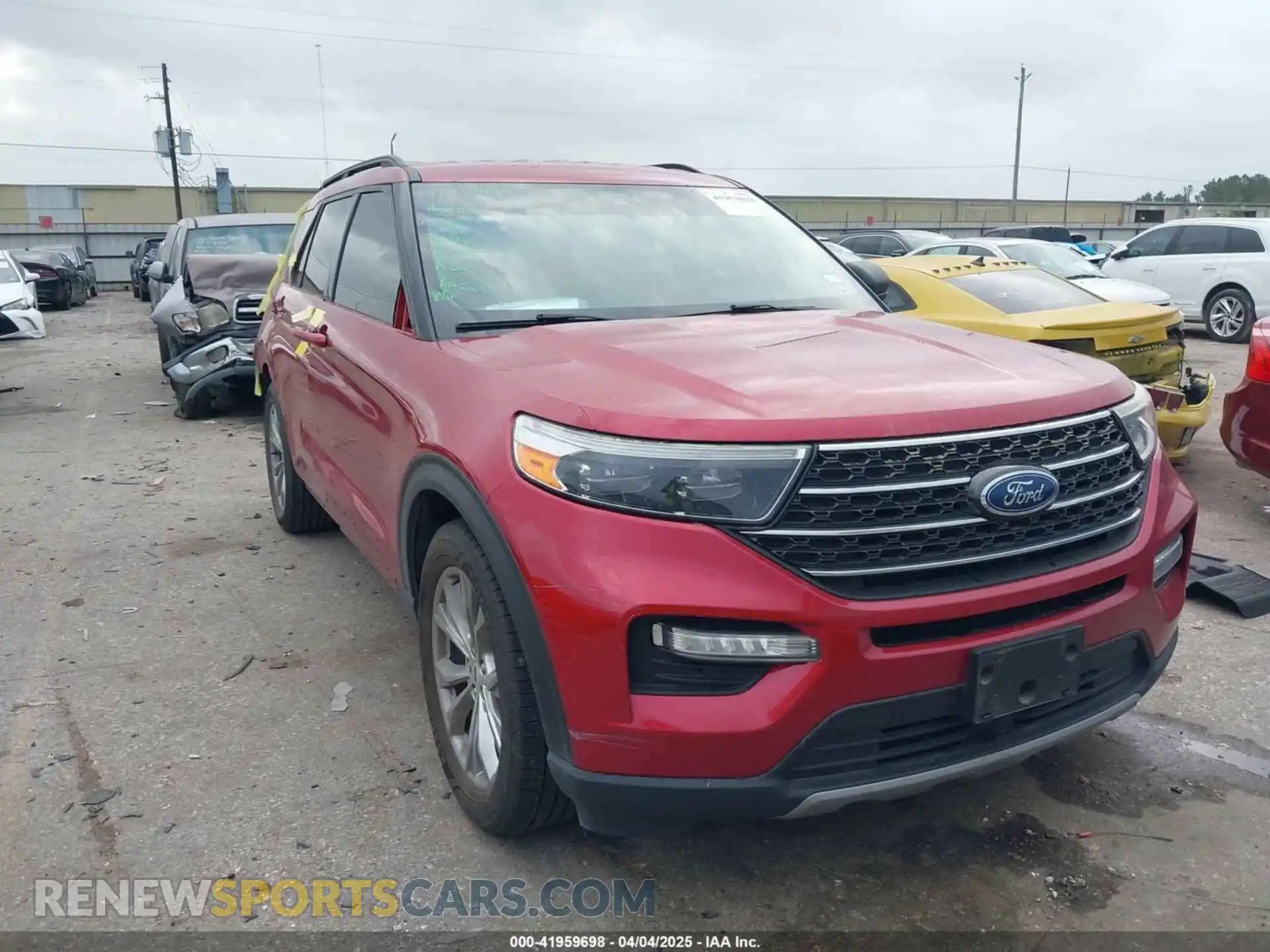 1 Photograph of a damaged car 1FMSK7DH7LGB35012 FORD EXPLORER 2020