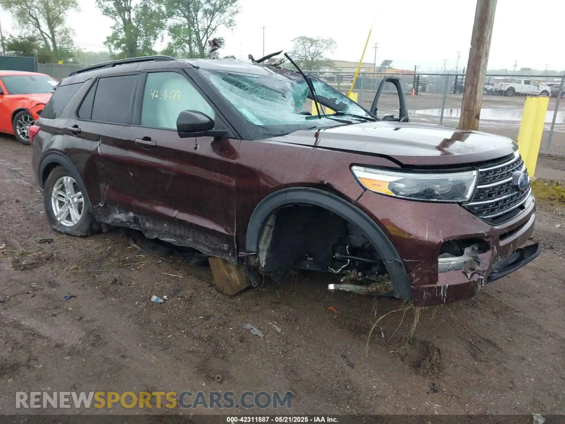 1 Photograph of a damaged car 1FMSK8DH9LGB28133 FORD EXPLORER 2020