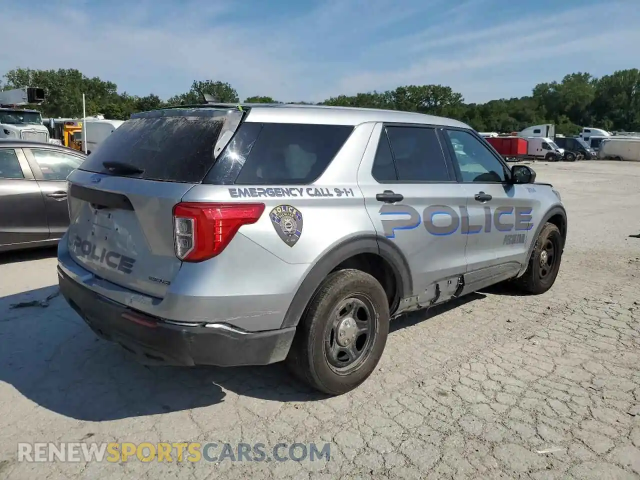 3 Photograph of a damaged car 1FM5K8AB0MGA64448 FORD EXPLORER 2021