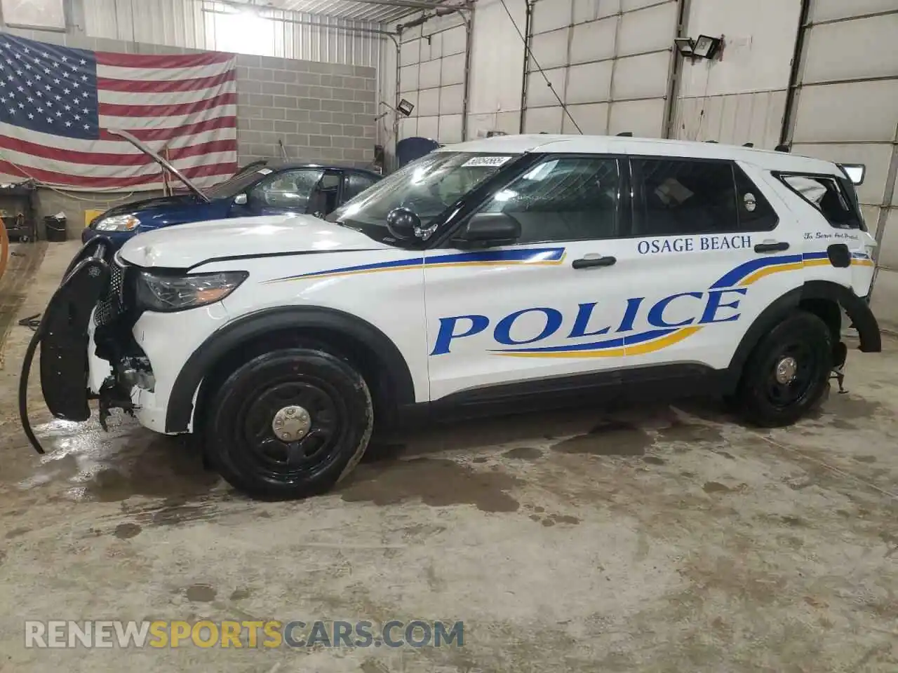 1 Photograph of a damaged car 1FM5K8AB1MGB35303 FORD EXPLORER 2021