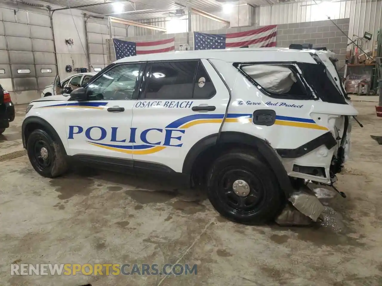 2 Photograph of a damaged car 1FM5K8AB1MGB35303 FORD EXPLORER 2021