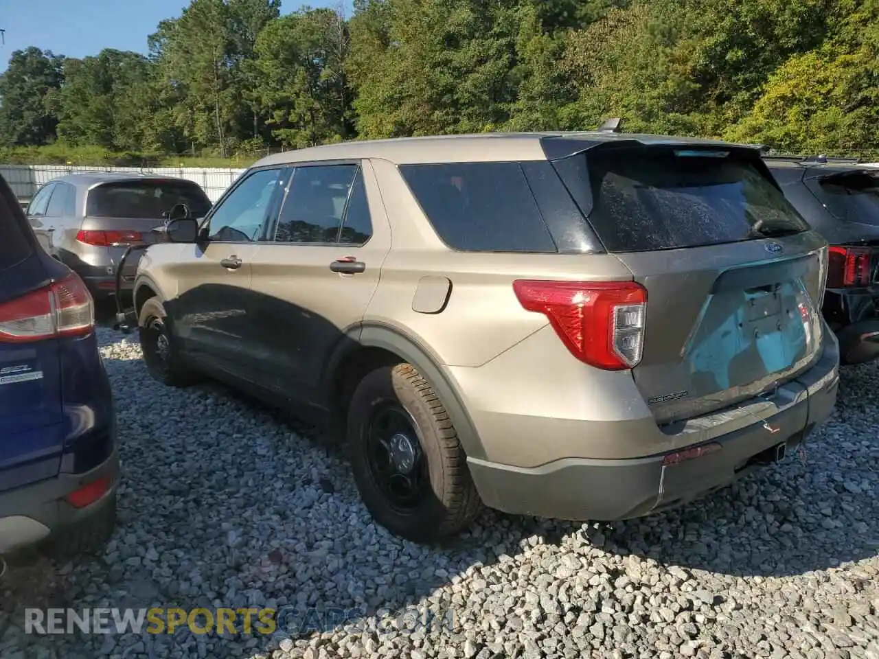 2 Photograph of a damaged car 1FM5K8AB1MGB83139 FORD EXPLORER 2021
