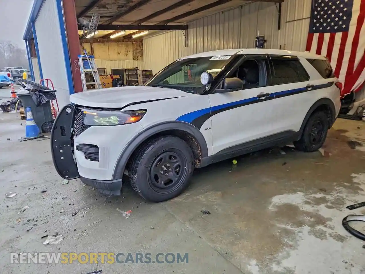 1 Photograph of a damaged car 1FM5K8AB2MGA42676 FORD EXPLORER 2021
