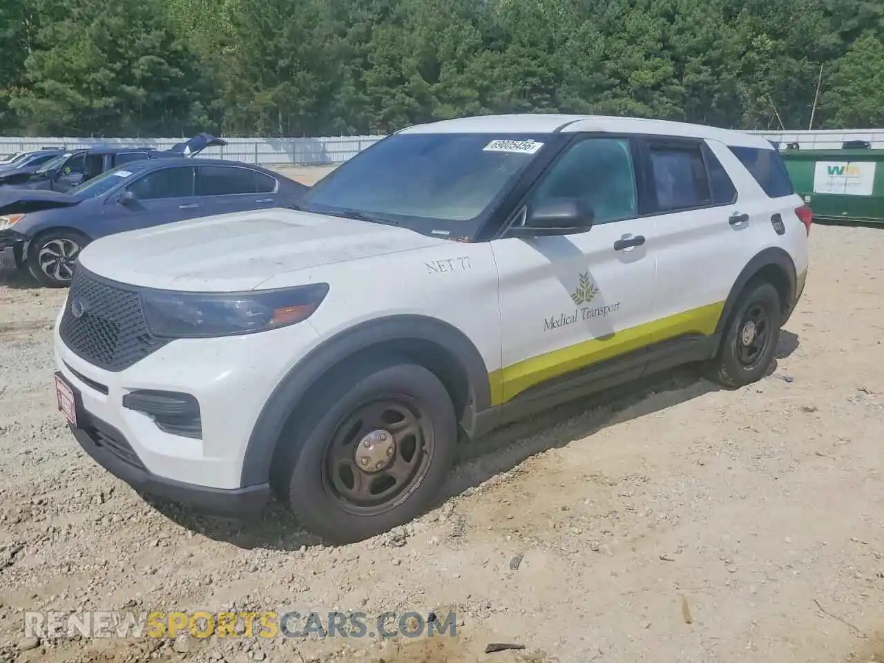 1 Photograph of a damaged car 1FM5K8AB3MGA19343 FORD EXPLORER 2021