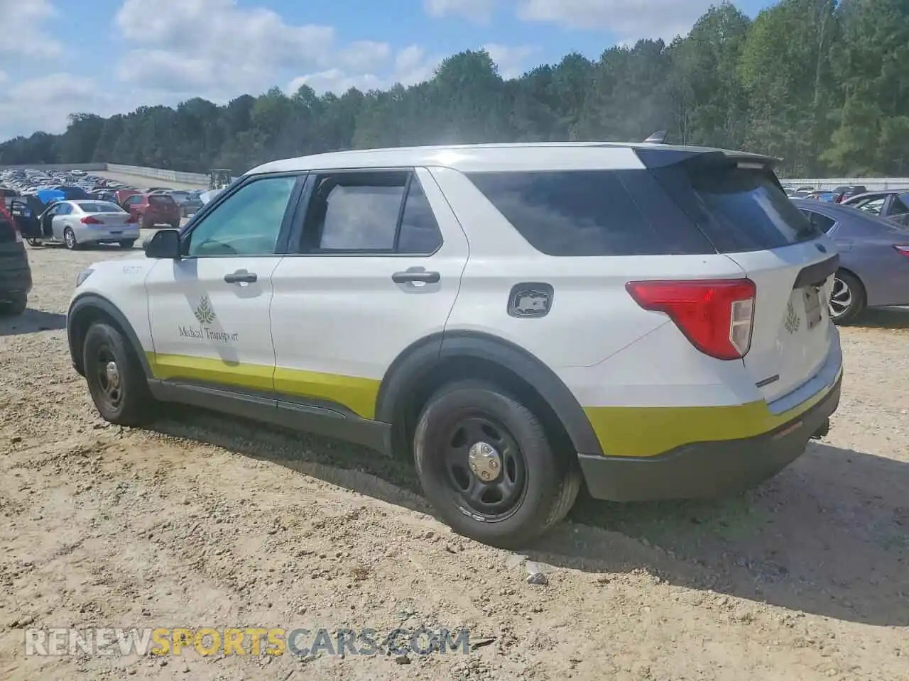 2 Photograph of a damaged car 1FM5K8AB3MGA19343 FORD EXPLORER 2021