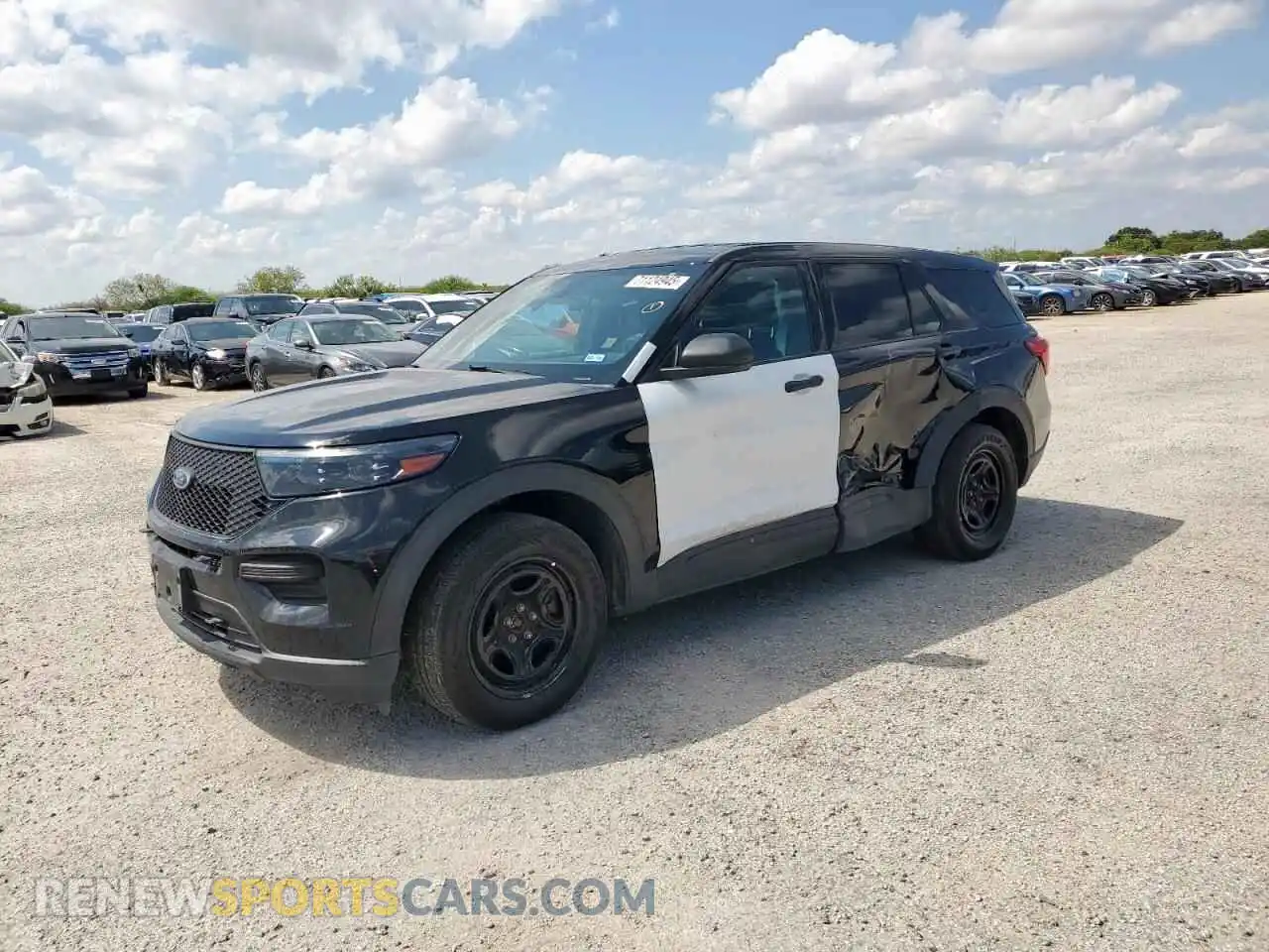 1 Photograph of a damaged car 1FM5K8AB3MGA64573 FORD EXPLORER 2021