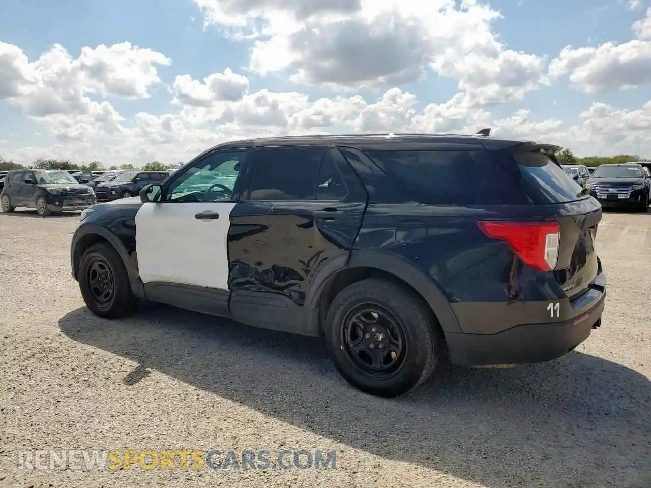 2 Photograph of a damaged car 1FM5K8AB3MGA64573 FORD EXPLORER 2021