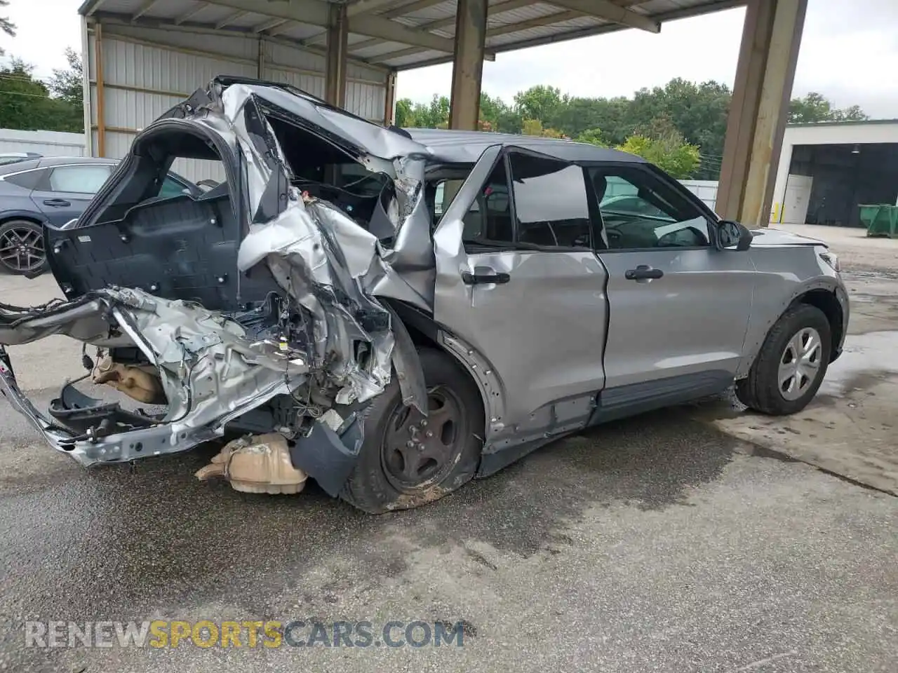3 Photograph of a damaged car 1FM5K8AB3MGA65173 FORD EXPLORER 2021