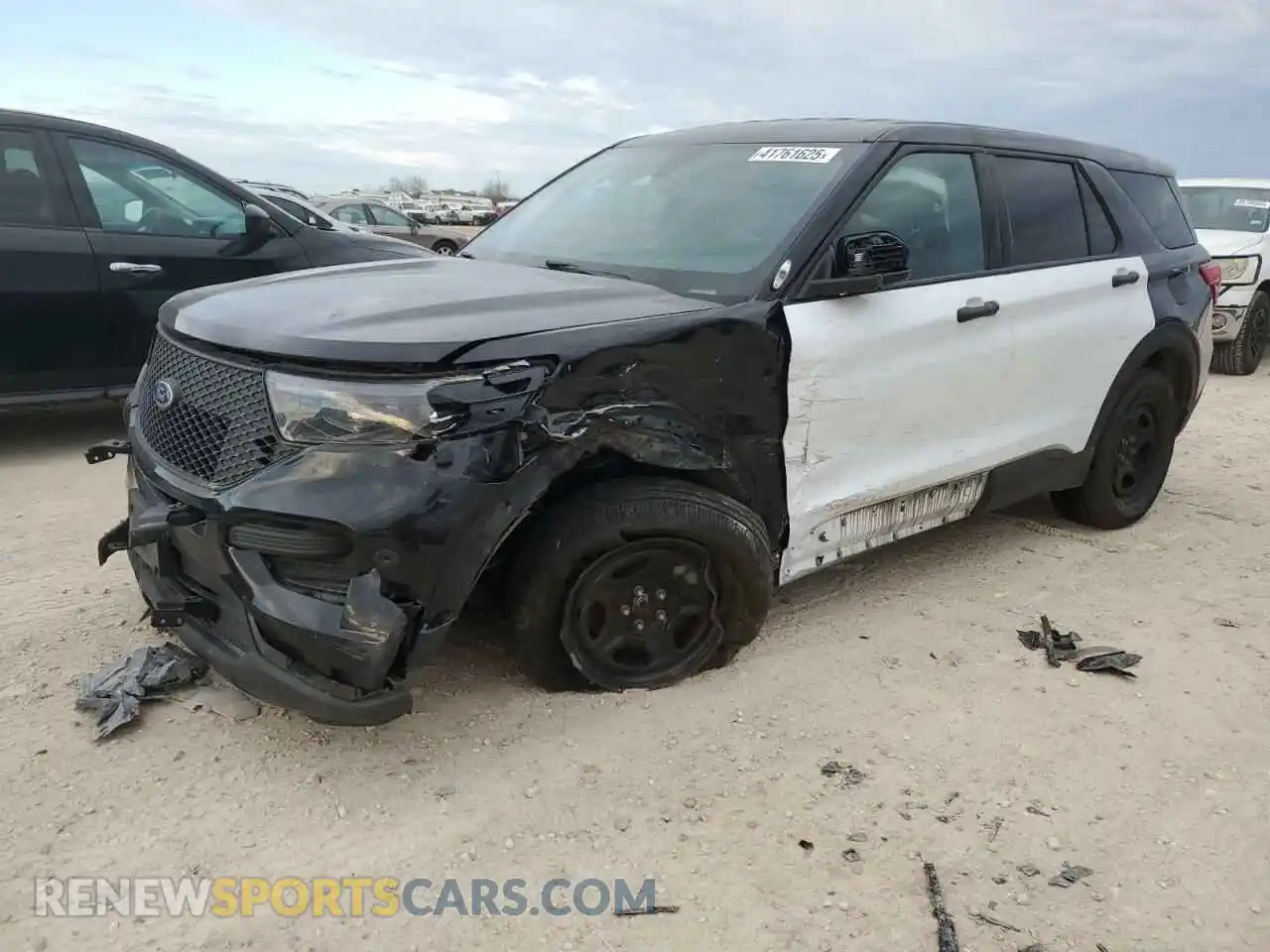1 Photograph of a damaged car 1FM5K8AB3MGB04683 FORD EXPLORER 2021