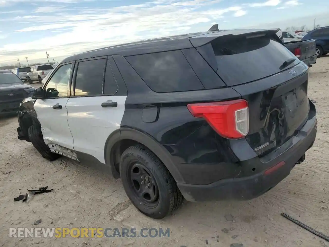2 Photograph of a damaged car 1FM5K8AB3MGB04683 FORD EXPLORER 2021