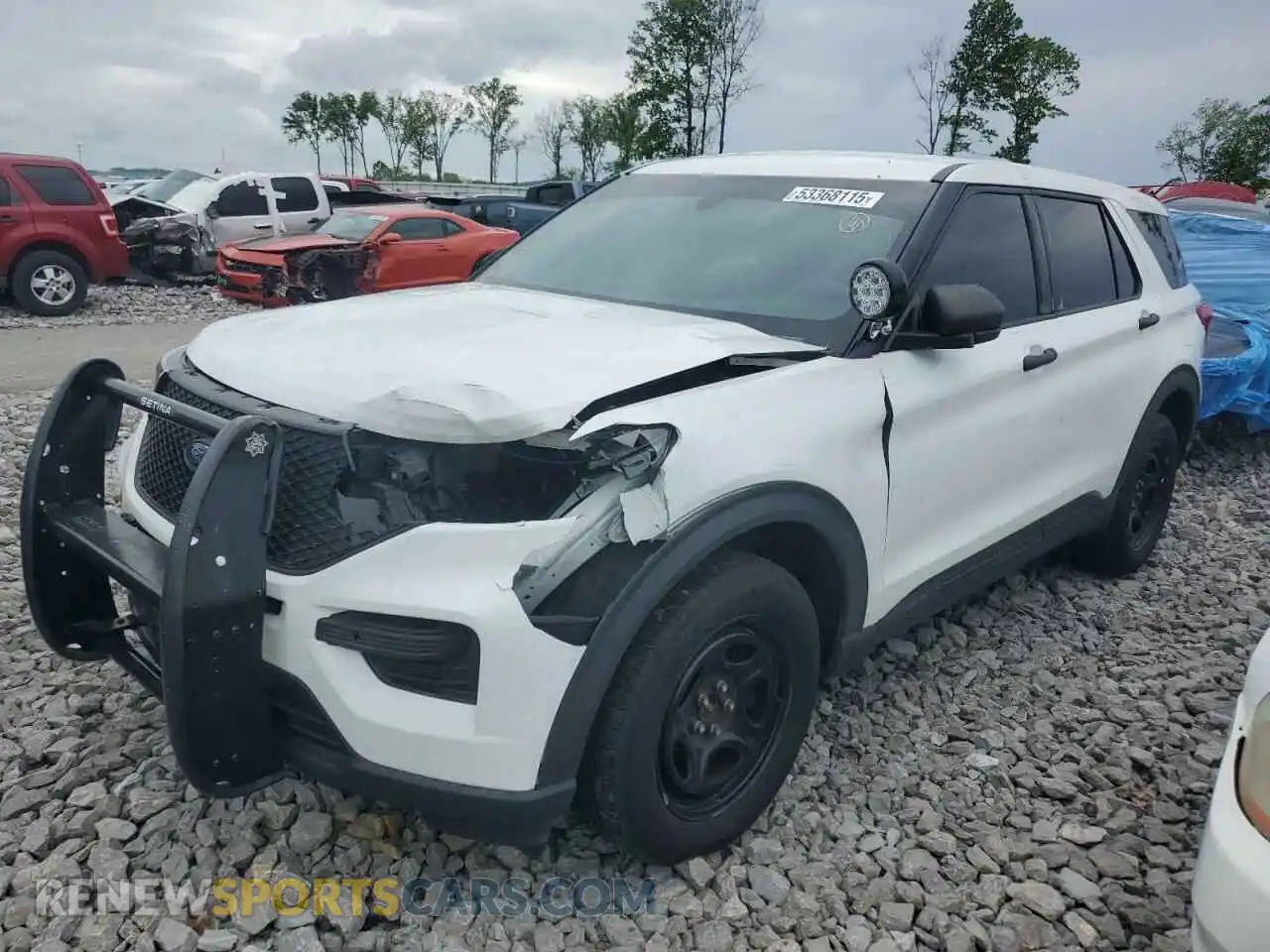 1 Photograph of a damaged car 1FM5K8AB3MGB72272 FORD EXPLORER 2021