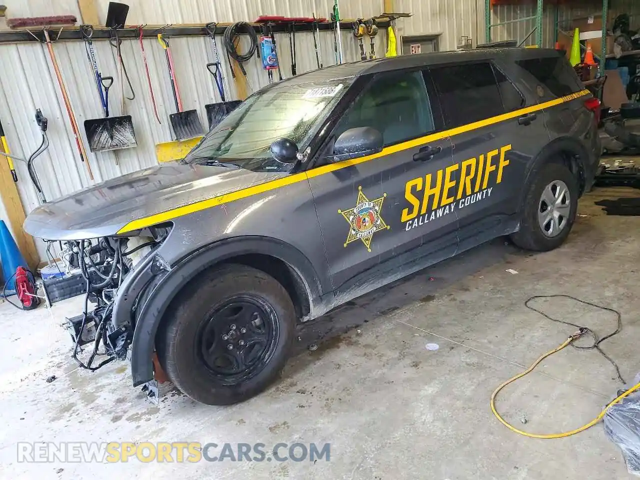 1 Photograph of a damaged car 1FM5K8AB4MGB46389 FORD EXPLORER 2021
