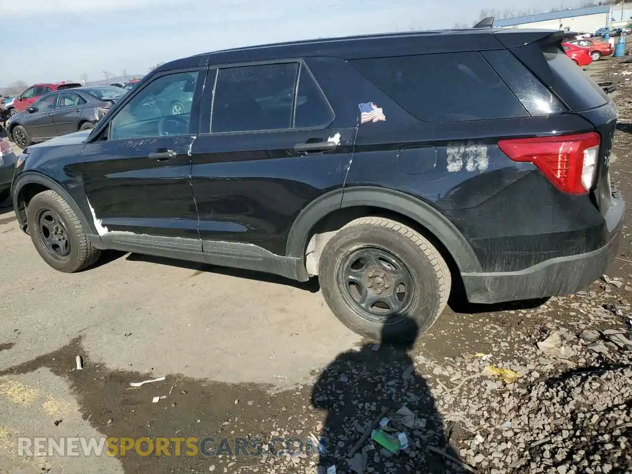 2 Photograph of a damaged car 1FM5K8AB4MGB64584 FORD EXPLORER 2021
