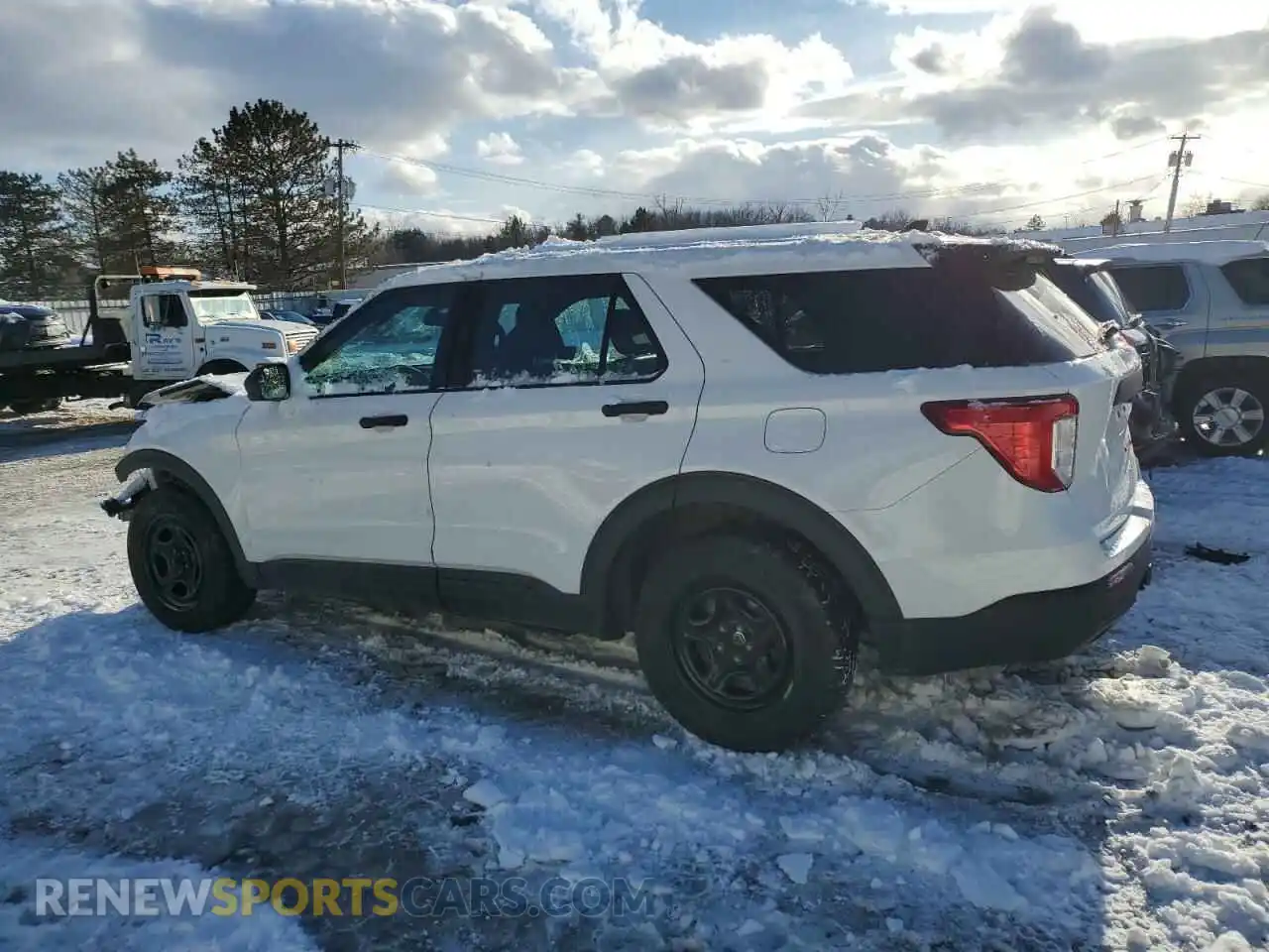 2 Photograph of a damaged car 1FM5K8AB5MGB72094 FORD EXPLORER 2021