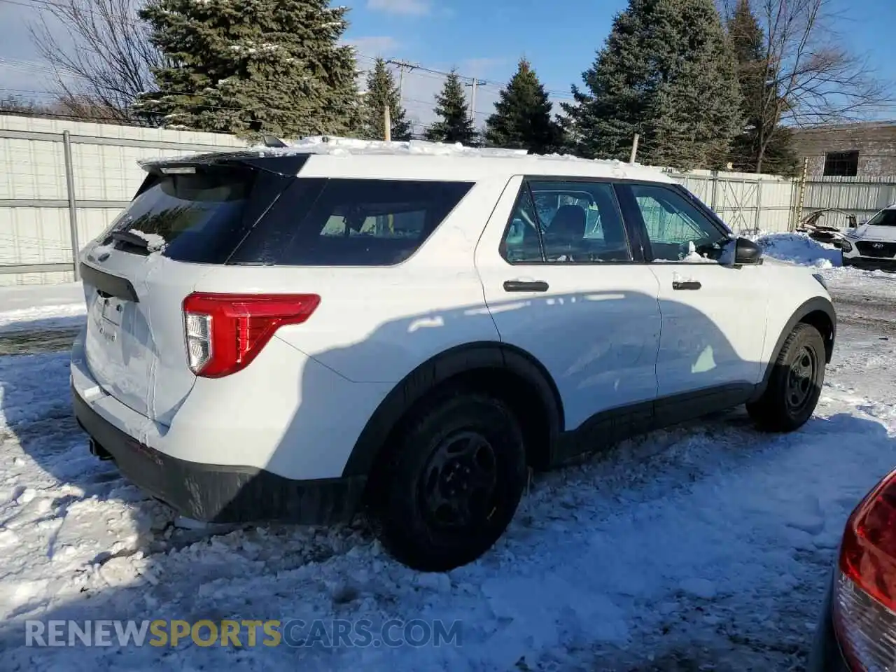 3 Photograph of a damaged car 1FM5K8AB5MGB72094 FORD EXPLORER 2021