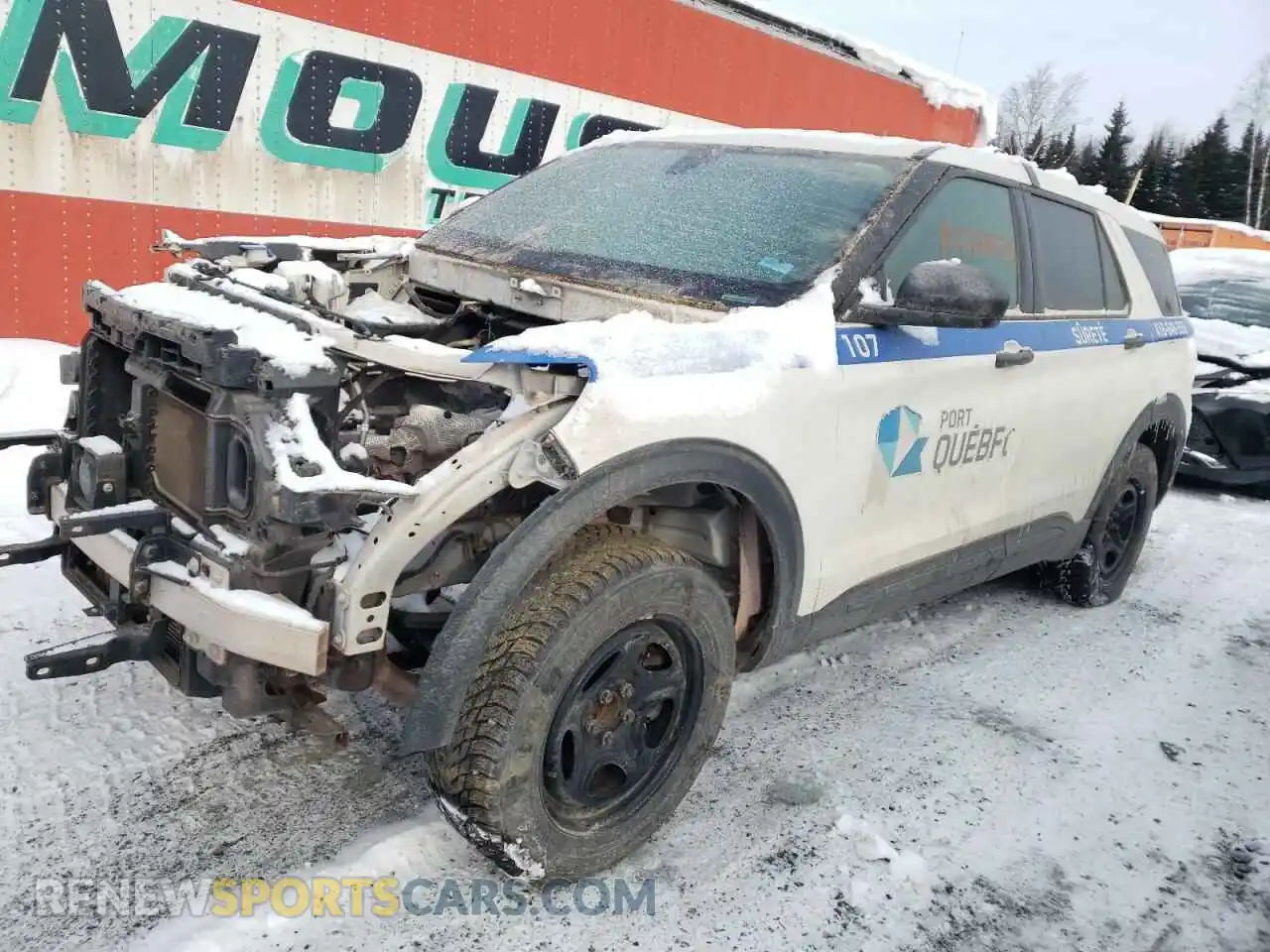 1 Photograph of a damaged car 1FM5K8AB6MGA08417 FORD EXPLORER 2021