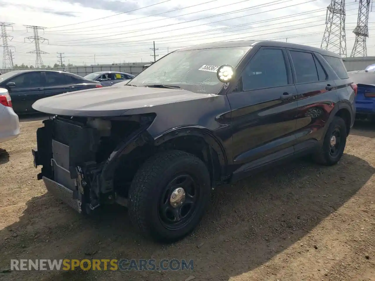 1 Photograph of a damaged car 1FM5K8AB6MGC00422 FORD EXPLORER 2021