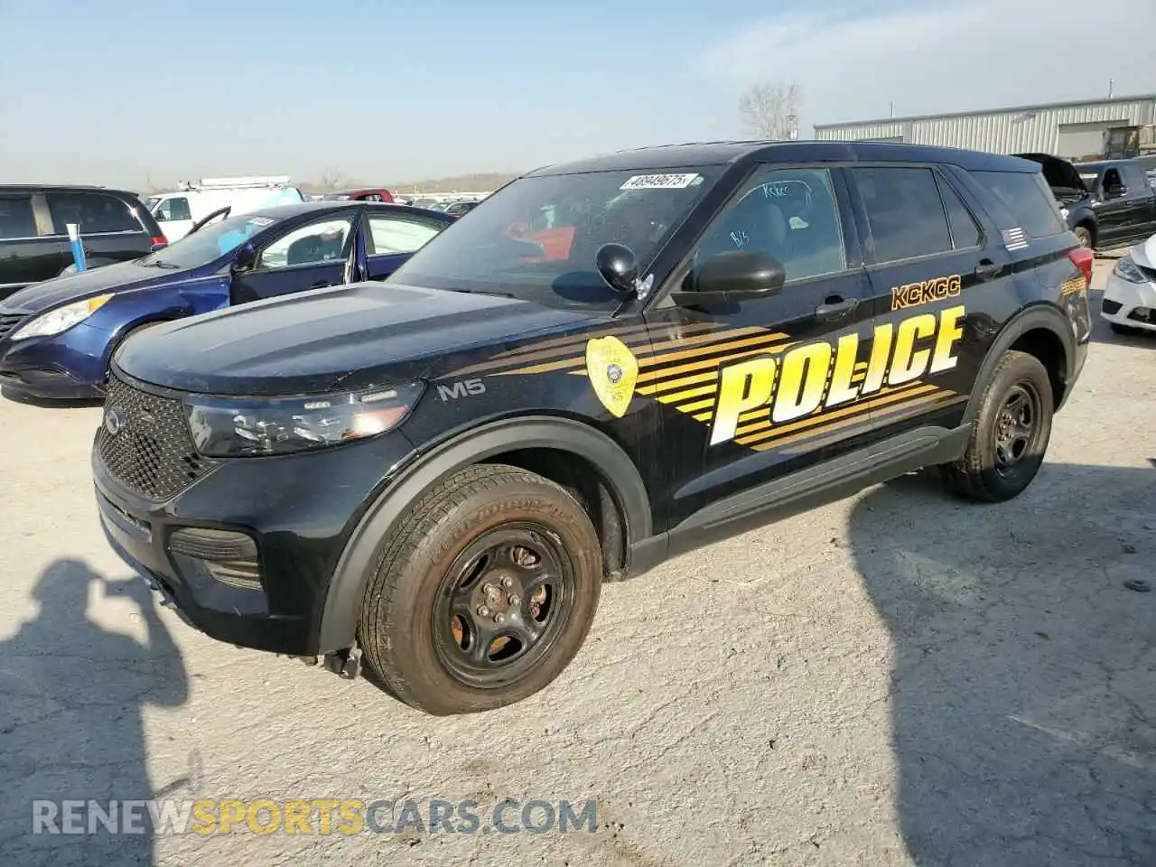 1 Photograph of a damaged car 1FM5K8AB6MGC00601 FORD EXPLORER 2021