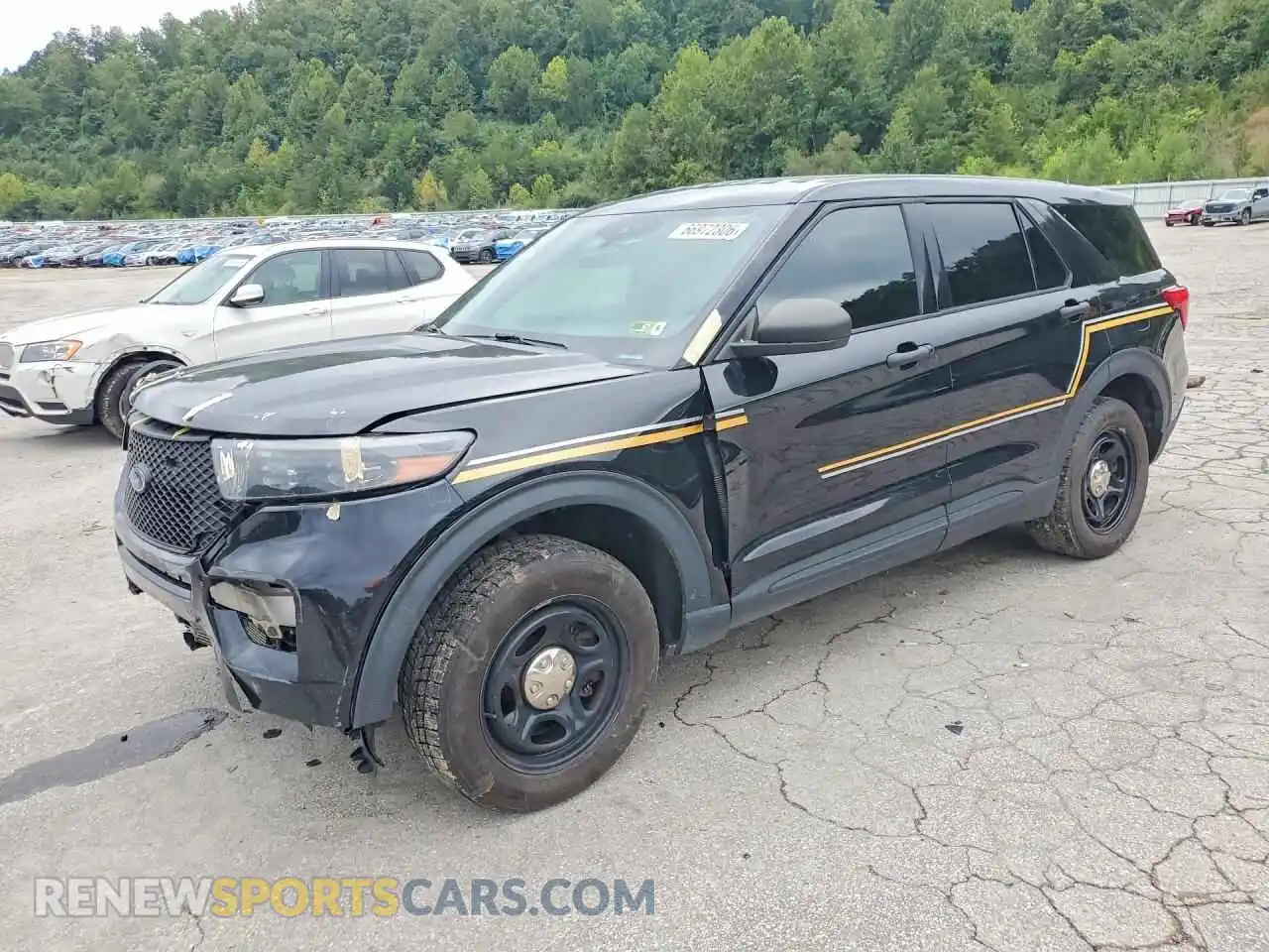 1 Photograph of a damaged car 1FM5K8AB7MGA64852 FORD EXPLORER 2021