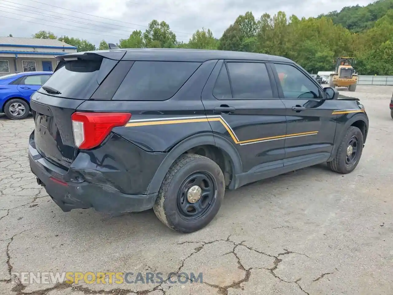 3 Photograph of a damaged car 1FM5K8AB7MGA64852 FORD EXPLORER 2021