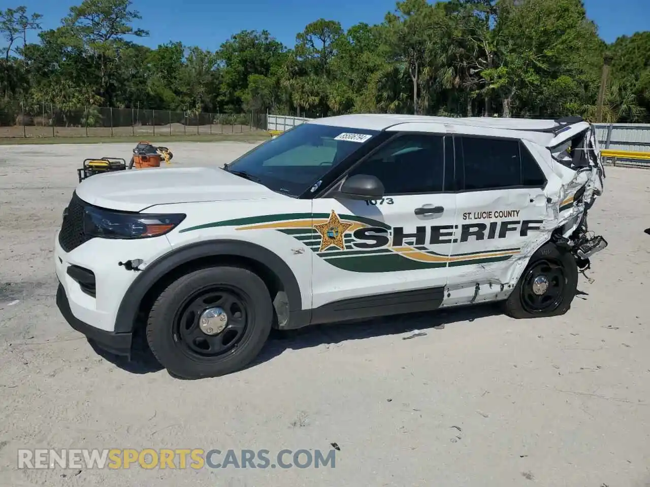 1 Photograph of a damaged car 1FM5K8AB7MGC31694 FORD EXPLORER 2021